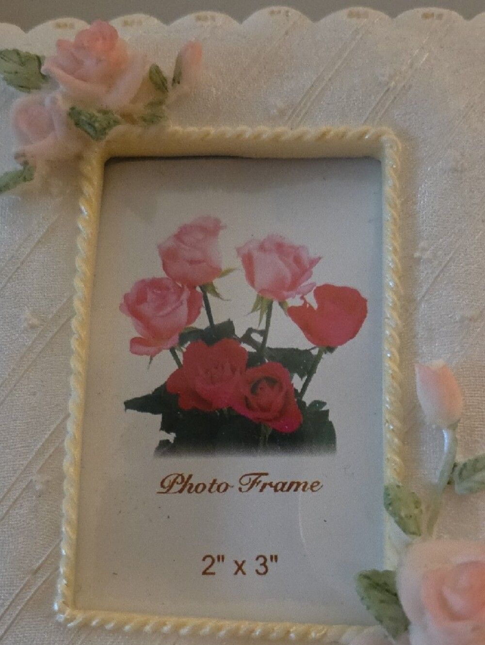 Ceramic Floral Photo Frame - Picture 4 of 8